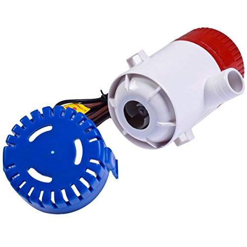 SAILFLO 24V Boat Marine Plumbing DC Bilge Water Pump Submersible for Yacht RV SPA Pool (750GPH)