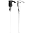 Bar5F Pumps for Shampoo and Conditioner Bottles for 33.8 Oz (1-Liter) For Salon Brands 2-Pack