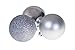 Clever Creations Shatterproof Christmas Tree Ornaments Large 60mm Colored Variety Pack Christmas Decor | 24 Piece Set Perfect for Christmas Decorations Parent (Silver)