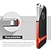 iPhone SE Case, ROCK® MOOST [Royce Series] Dual Layer Thin & Slim Shockproof Case for iPhone SE / iPhone 5s [Black / Red]