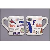Magnolia Lane Florida Gators University Gators Icon Mug with 20 oz Capacity, 4.12-inch Height, Serverware, Kitchen Accessories