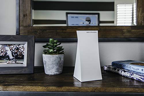 GRYPHON - High Grade Mesh WiFi Security Parental Control Router - Hack Protection w/AI-Intrusion Detection & ESET Malware Protection, Smart Mesh Wireless System w/App, AC3000 Tri-Band (up to 3000sqft)