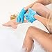 Exfoliating Gloves Longer Lasting Than a Loofah - Money Back Guarantee - 2 Pairs of Washable Exfoliating Body Gloves for Smooth Supple Skin