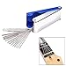 Hidear Guitar Sanding Tool,Guitar Bass Ukulele Nut Bridge Saddle Grooves Sanding Files Tool Kit Electric Acoustic Guitar Part DIY Tools
