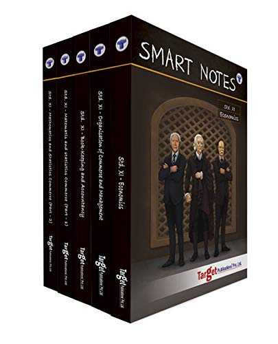 Std 11 Commerce Books (Economics, OC, BK, Maths 1 and 2) Smart Notes | FYJC Commerce Guide | Maharashtra State Board | Based On Std 11th New Syllabus | Set of 5 Books