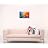 Canvas Prints Wall Art - Colorful Streaked Painting | Modern Wall Decor/Home Decoration Stretched Gallery Canvas Wrap Giclee Print. Ready to Hang - 16" x 24"