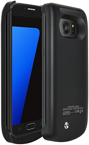 S7 Battery Case,Accerzone External Battery Case,4200mAh Portable Backup Battery Charger,Cover Case for Samsung Galaxy S7,Rechargeable Power Bank Case (Black)
