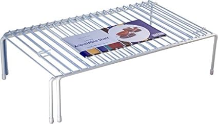 Amazon.com: Ajustable Gabinete Shelf - Blanco: Home & Kitchen