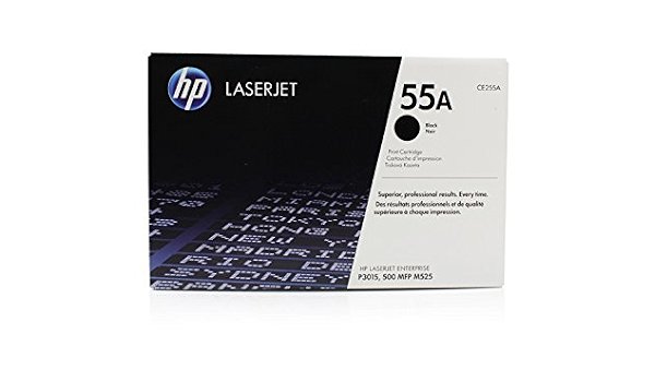 Amazon.com: HP CE255A (55A) Cartucho de tóner negro remanufacturado de  capacidad estándar : Productos de Oficina