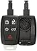 KeylessOption Keyless Entry Remote Smart Key Fob Case Shell Button Pad Cover Housing for Volvo KR55WK49250