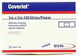 Coverlet Strip Dressings 1" x 3" 100 per Box