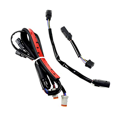 REBACKER Motorcycle Rear Fender Fascia LED Light For Harley Touring Road Glide Street Glide Electra Glide Road King Ultra Limited 14-2019 Gloss Black