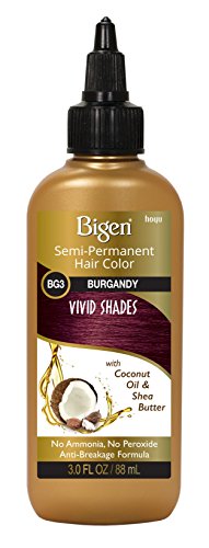 Bigen Semi-Permanent Haircolor #Bg3 Burgundy 3 Ounce (88ml) (2 Pack)