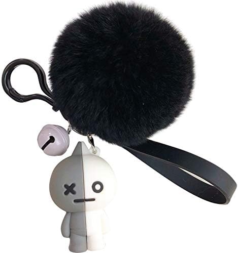 BaoChenYi BT21 Cute Fur Ball Plush Keychain Tata Chimmy Handbag Charm Pendant Key Holder Chain Accessory For Kid YLM9634 4-6cm 14