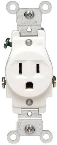Leviton Mfg 5015-Kws S02 Receptacle Sngl S02-05015-KWS by Leviton