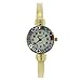Glass Of Venice Murano Glass Millefiori Bangle Watch - Gold