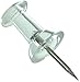 Clipco Push Pins Jar (200-Count) (Clear)