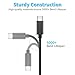 CHOETECH USB C to USB C Cable, 2 Pack [3.3ft & 6.6ft] USB Type C Fast Charging Cable Compatible with Samsung Galaxy S10/S10+/Note 9/S9/S9+, Google Pixel 2/3/ 2 XL, MacBook Air, Macbook Pro, iPad Pro