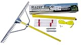 Jenlis Razer Rake - Collapsible All-Purpose Aluminum Lake and Landscape Weed Rake