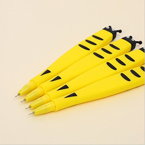 glattes Schreibstift 4 Stück für Frauen und Mädchen 0,5 mm Bienenen