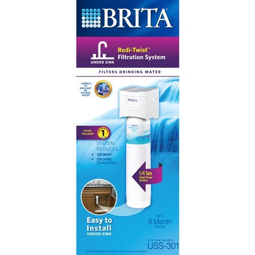 NEW BRITA REDI-TWIST WATER FILTRATION SYSTEM UNDER SINK 6 MO