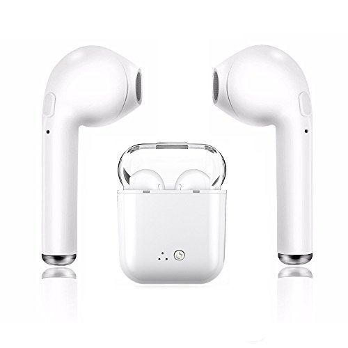 Wireless Earbuds,I7 Latest Bluetooth 4.2 True Wireless Bluetooth Earbuds 15H Playtime 3D Stereo Sound Wireless Headphones, Built-in Microphone