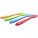 Z ZICOME Large Silicone Spatulas, One Piece Design Kitchen Utensils, 4 Bright Color, Red, Orange, Blue, Green (11-Inch)