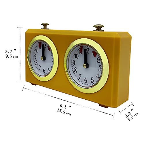 Mechanical Chess Clock Analog for Board Games Chess Timer Clock