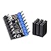 Kingprint TMC2208 V2.1 Stepper Damper with Heat Sink Driver, Replacement Damper for A4988 DRV8825 for 3D Printer (4 Pieces)