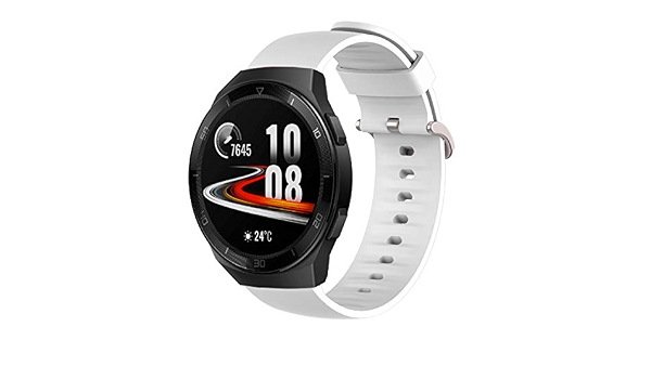 Amazon.com: Compatible para Huawei Watch GT 2e Band, Blueshaw silicona  reemplazo suave correas de pulsera con hebilla de acero inoxidable  compatible con Huawei Watch GT2e Smartwatch (blanco) : Ropa, Zapatos y  Joyería
