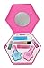 Liberty Imports Petite Girls Sun Hexagon Shaped Cosmetics Play Set - Fashion Makeup Kit for Kids
