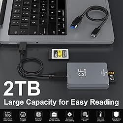 CFexpress Type B and SD Dual-Slot Card Reader, USB