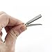 TKOnline 120pcs 1-3/4 Inch(45 mm) Silver Alligator Hair Clip Flat Top with Teeth Single Prong Metal Clips Hairbow Accessory for Arts Crafts Projects, Hair Care Hair Clips,Alligator hair Clips,clips