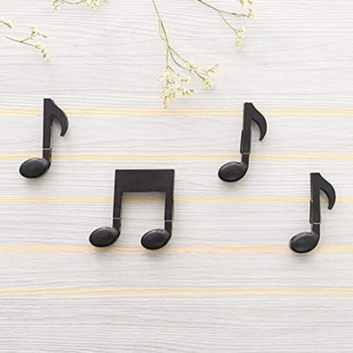 Creative Musical Note Shape Storage Rack Clip Multifunctional Drying Folder Clothespin Hanger Sealing Clips Pack of 2