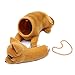 Handmade car Ornaments Childhood Memory BobbleHead Dogs Mascot Rocking Head While Disturbance,Made by Natura Resin 8.5 Ounce Large Durable with Video(Dachshund)