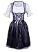 Women's 3-piece Long German Wear Party Oktoberfest Waitress Dress XL Blue