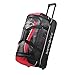 Samsonite Andante Wheeled Rolling Duffel Bag, Black/Red, 28-Inch