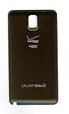 OEM Verizon Galaxy Note III, Note3 SM-N900V battery door, back coverBlack (Renewed)