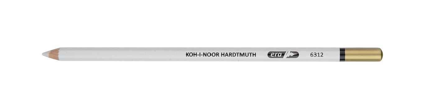 KOH-I-NOOR Soft Eraser Pencil, White