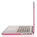 Mosiso Plastic Hard Case with Keyboard Cover with Screen Protector for MacBook Pro Retina 13 Inch, Light Red