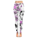 InterestPrint Custom Unique Stretchy Leggings Skinny Pants for Yoga Running Pilates Gym(2XS-5XL)