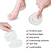 Ball of Foot Cushions for Women High Heel-4 Pairs (8 Pieces)-Soft Gel Insole Metatarsal Pads Shoe Inserts - Mortons Neuroma Callus Metatarsal Foot Pain Relief Bunion Forefoot Cushioning (Transparent)