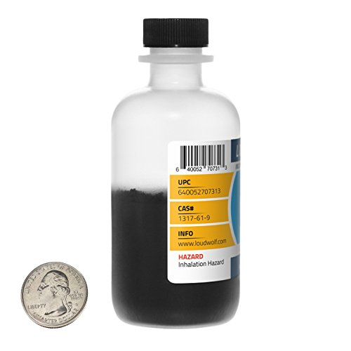 Iron Oxide "Magnetite" / Fine Black Powder / 4 Ounces / 99% Pure / SHIPS FAST FROM USA