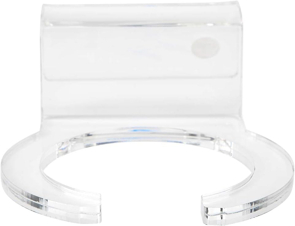 Tianhaik 4in/7inch Aquarium Filter Sock Holder Acrylic Pre Filter Bag Mount Bracket Fish Tank Sump Filter Holder