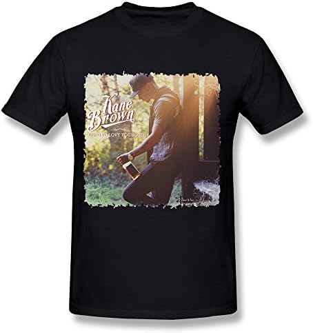 GSTON Kane Brown Concert Cotton O-Neck T Shirt For Mens Black XXL