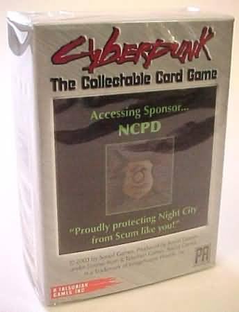 Cyberpunk: The Collectible Card Game Night City Police Department (NCPD) Starter Deck (2003)