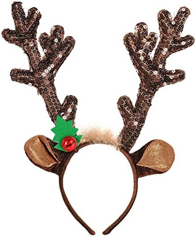 Christmas Novelty Fun Fancy Dress Party Antler Headbands Deer Elf Head Bopper (G)