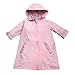 Fit Rite Boys Girls Hooded Waterproof Long Raincoat Full Length Rain Jacket for Children and Toddler with Reflective Stripes