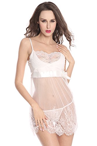Unilove-Sexy-Babydoll-Lingerie-for-Women-Lace-Babydoll-Nightwear-Chemise-Lingerie