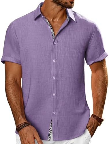 calvin klein slim fit short sleeve dress shirt Men's Shirts & Button Ups